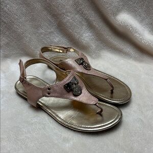 Michael Kors Rosalie 2 Rose Gold Women's Sandals